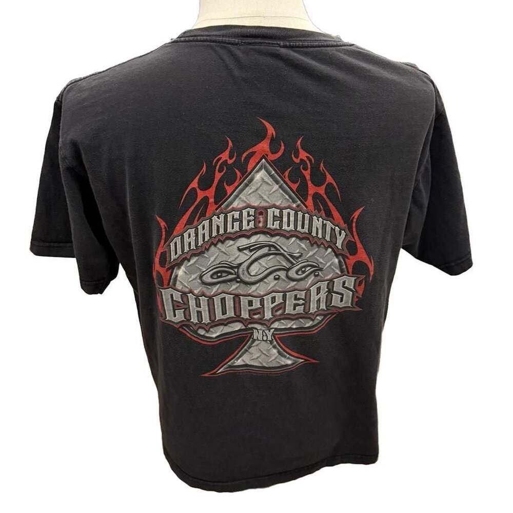 Vintage Orange County Choppers Spade Graphic T-Shirt Large
